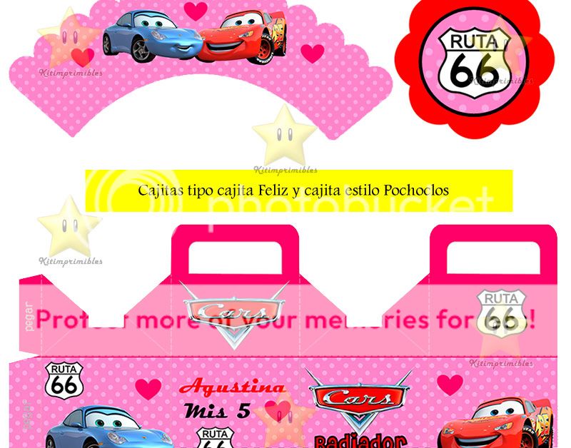 Kit Imprimible Candy Bar Golosinas De Cars Tita Yapa Y Mas kit